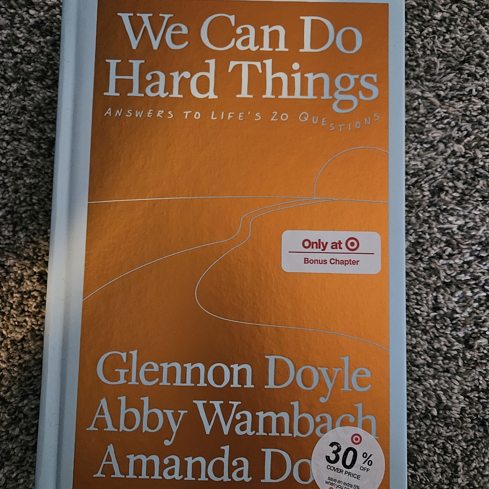 Orange 'We Can Do Hard Things' Book